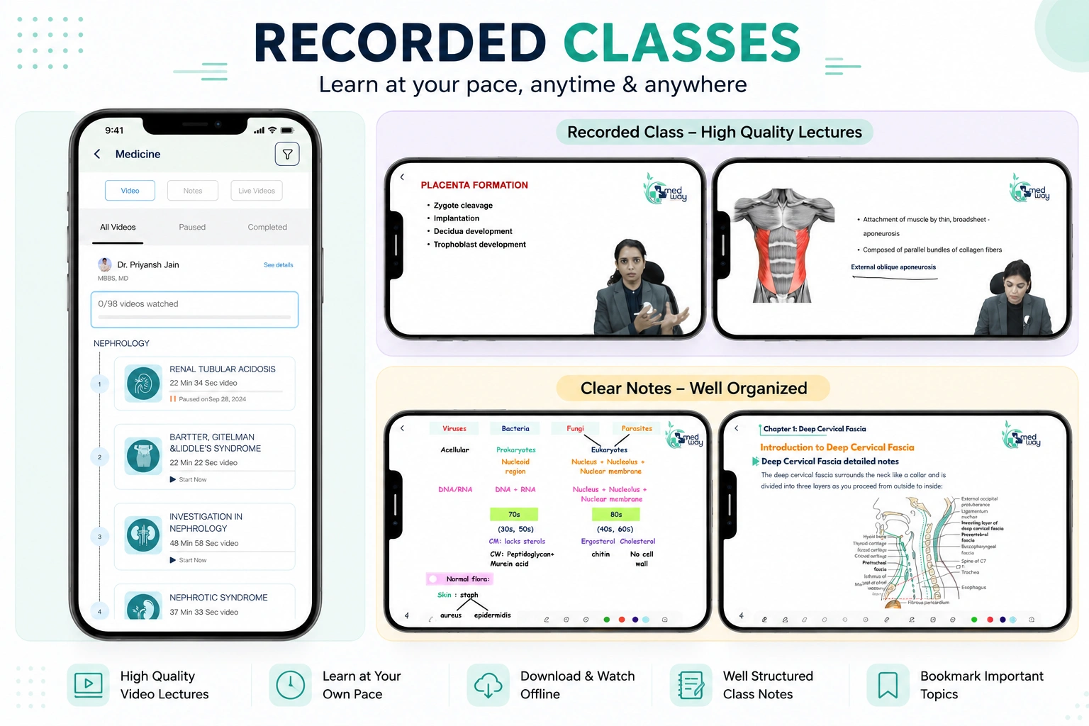 recorded class medway edu